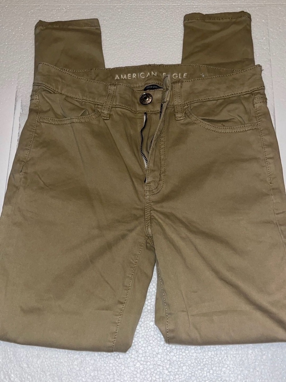 American Eagle Outfitters Tan Khaki Skinny Pants